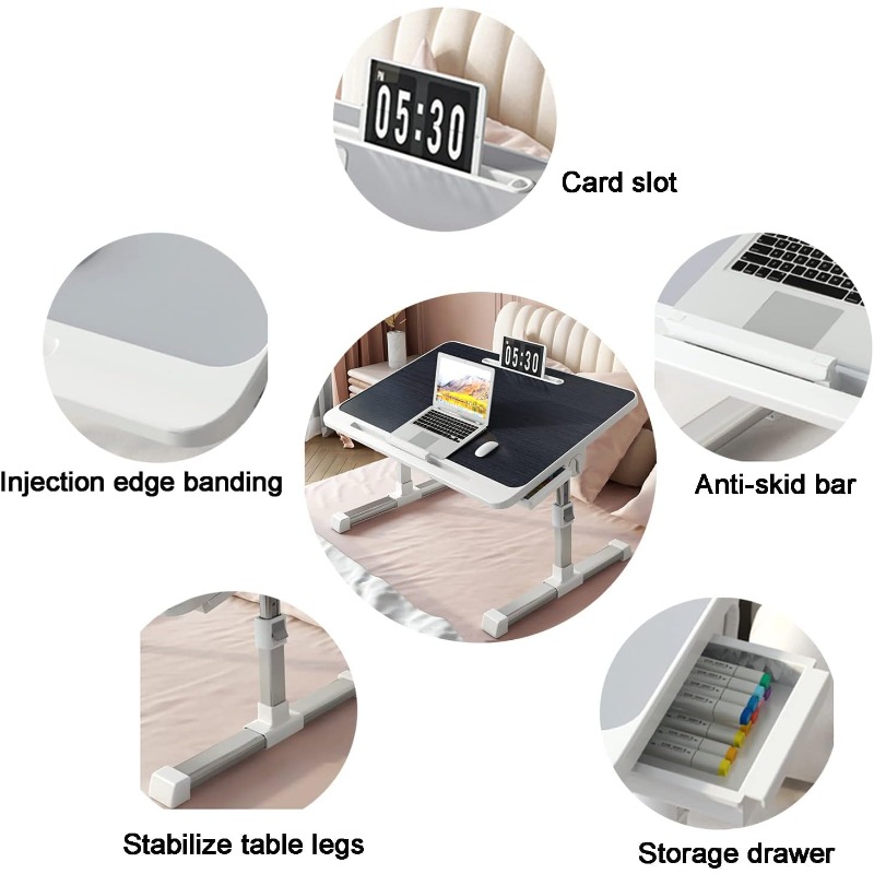 Laptop Bed Tray Table Adjustab - огляд і ціна Gaming Setup Desk