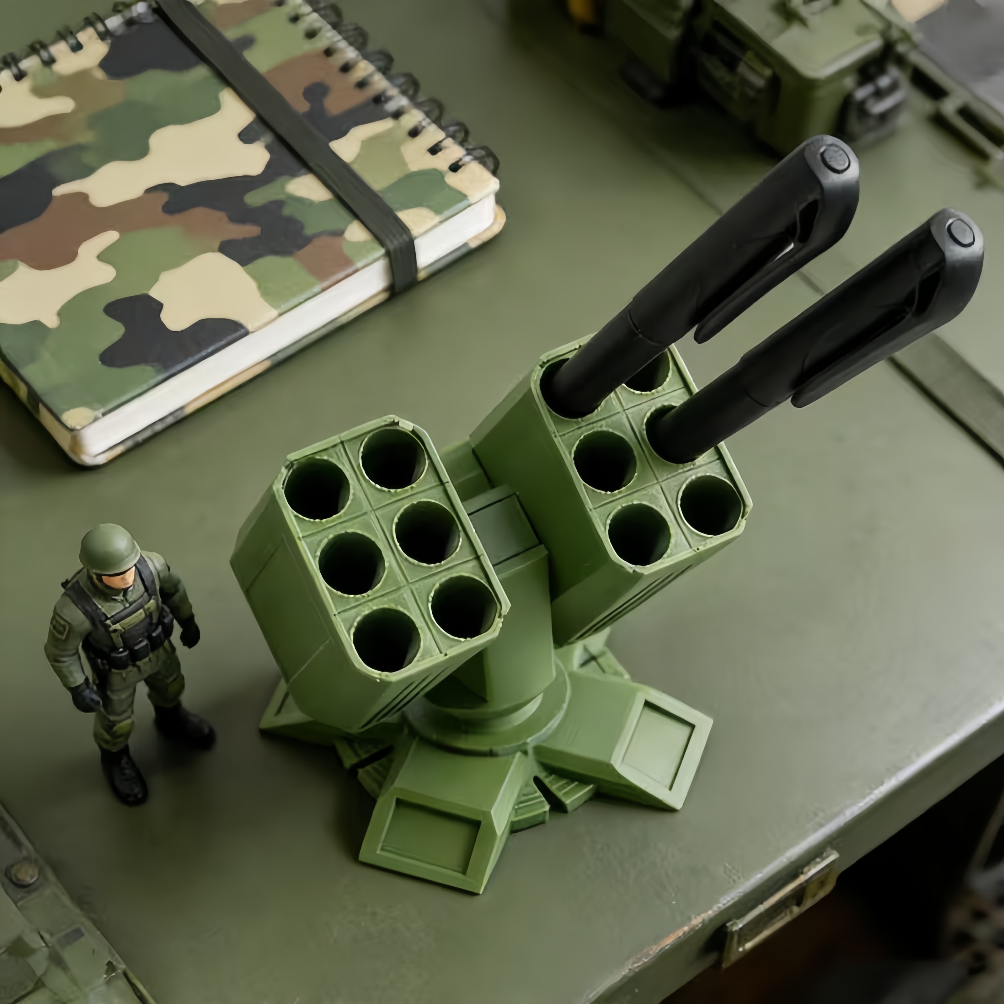 1Pcs Anti-Aircraft Gun Pen Hol - огляд і ціна Desk Setup Aesthetic