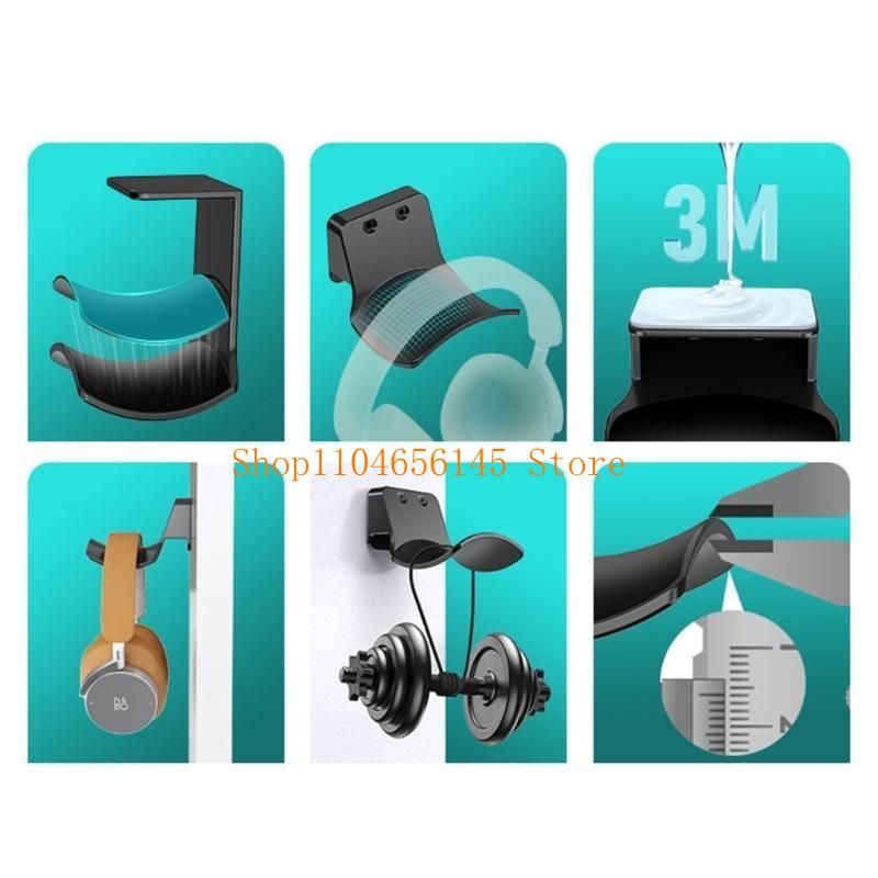 5asd Wall Mount Headphones Sta - огляд і ціна Desk Setup Headphone Stand