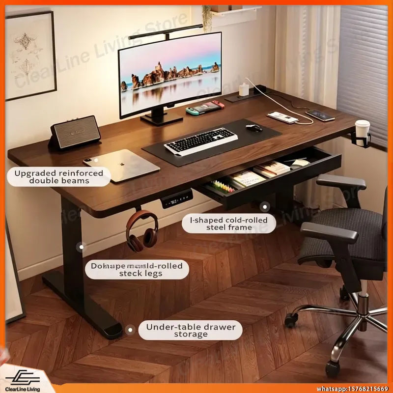 Electric Height Adjustable Gam - огляд і ціна Desk Setup Rgb
