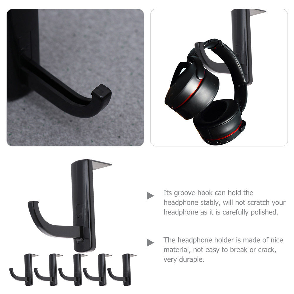 6Pcs Headphone Holder Stand He - огляд і ціна Desk Setup Headphone Stand