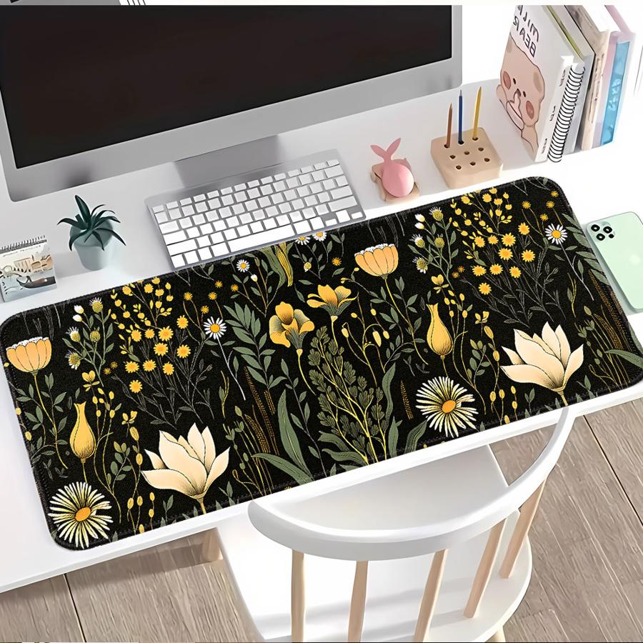 Anti slip Mouse Pad Computer L - огляд і ціна Desk Setup Dark