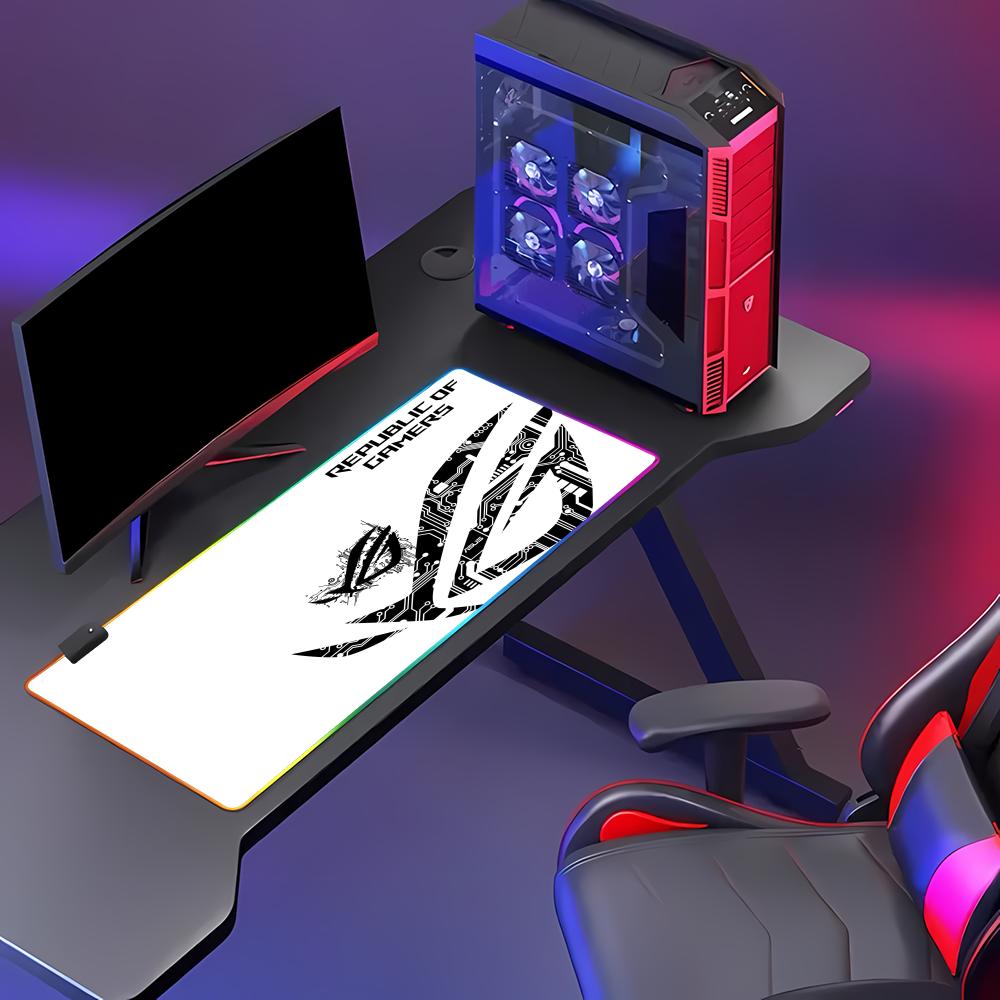 1pc Large Gaming HYBXAXC RGB C - огляд і ціна Desk Setup Rgb