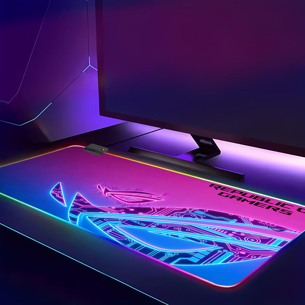 1pc Large Gaming HYBXAXC RGB C - огляд і ціна Desk Setup Rgb