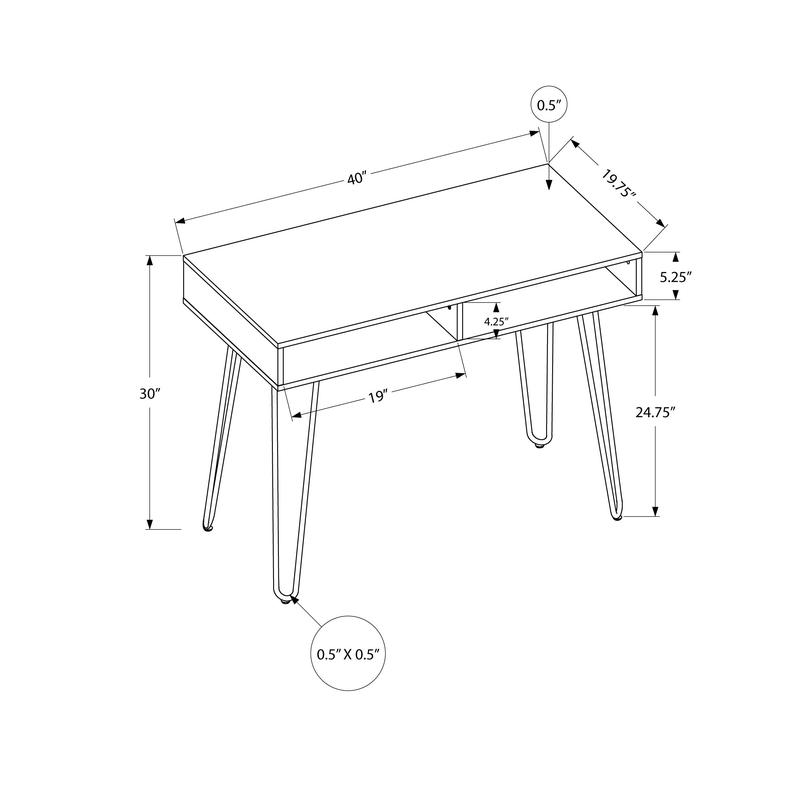Contemporary Computer Desk for - огляд і ціна Desk Setup Brown