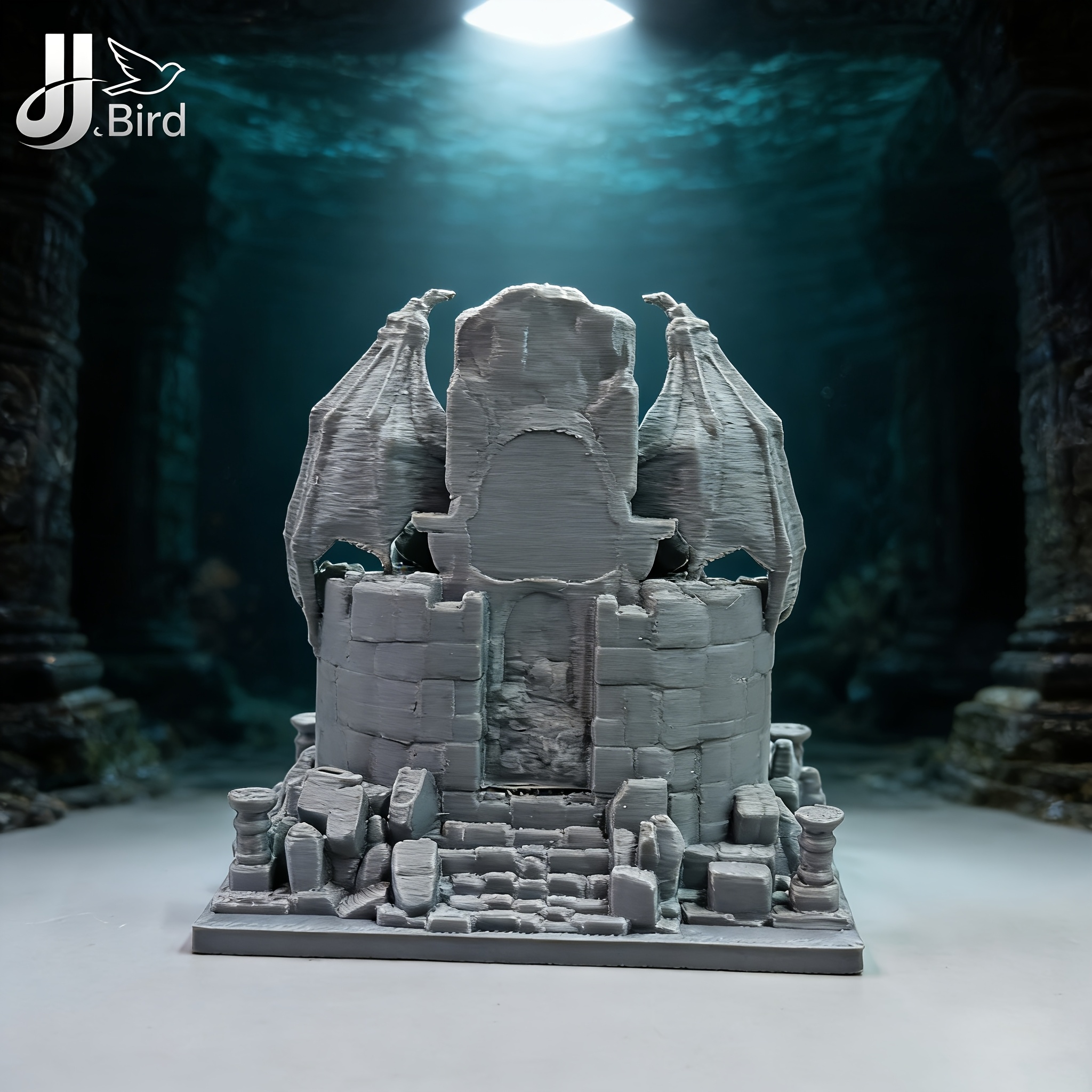 1-Piece Cthulhu Throne Model O - огляд і ціна Desk Setup Artist