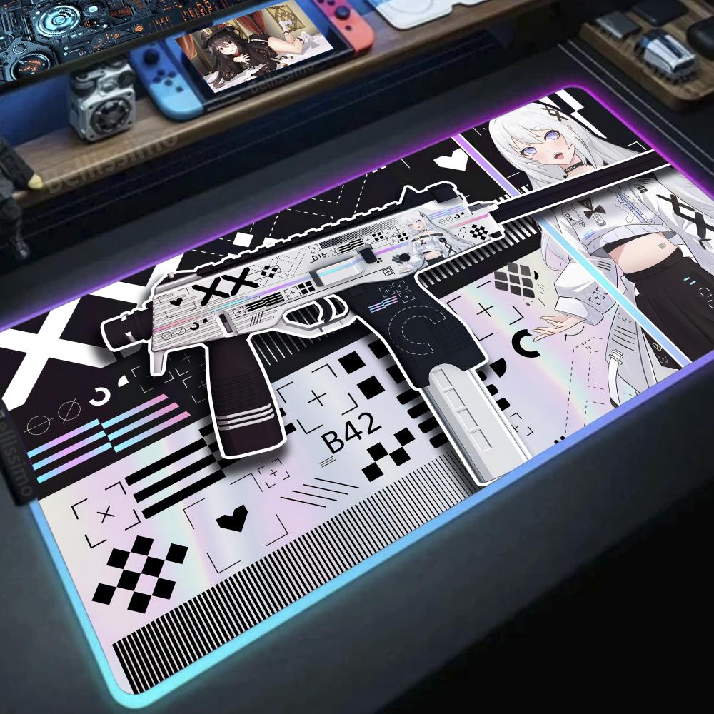 Girl with a gun Anime DIY game - огляд і ціна Desk Setup Rgb