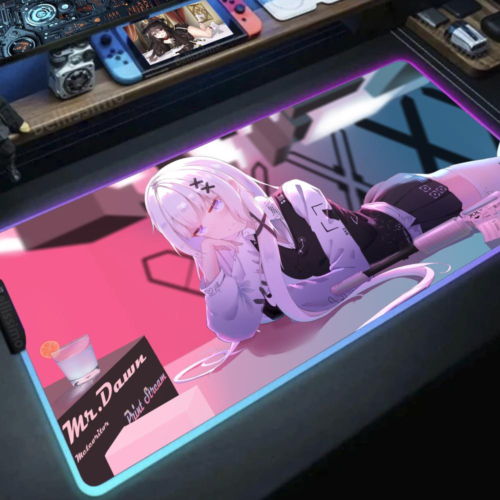 Girl with a gun Anime DIY game - огляд і ціна Desk Setup Rgb