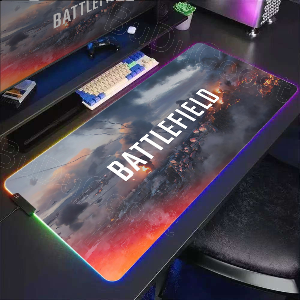New Gamer RGB Desk Mat Backlig - огляд і ціна Desk Setup Rgb