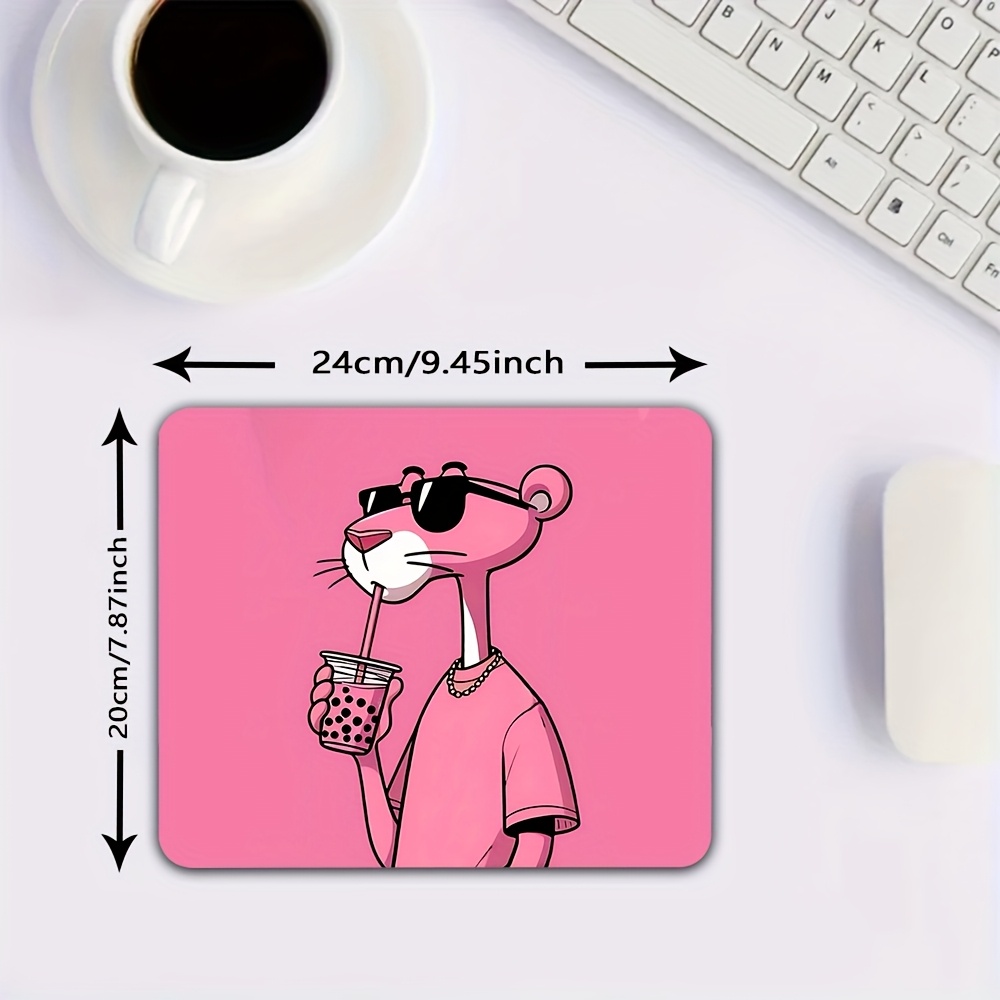 Non-Slip Mouse Pad with Cute P - огляд і ціна Desk Setup Pink