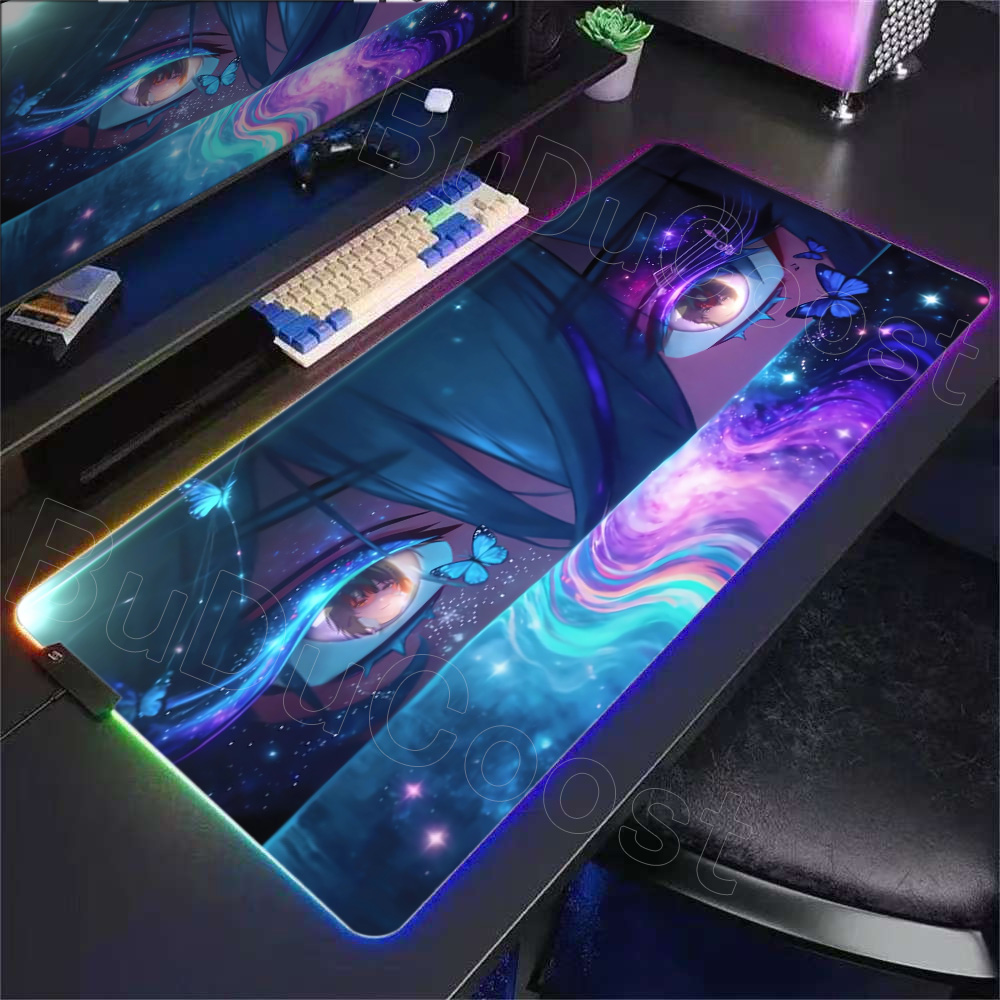 RGB Desk Mat Beautiful Shoreke - огляд і ціна Desk Setup Rgb