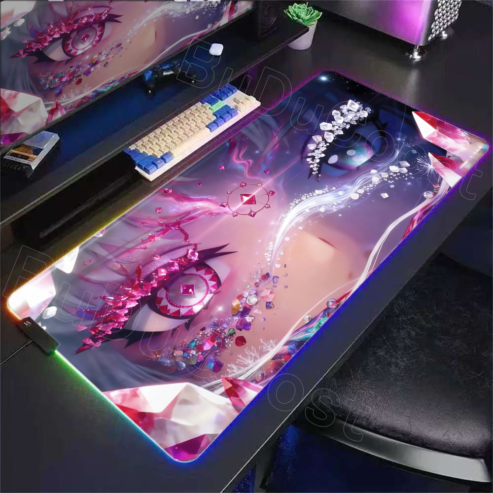 RGB Desk Mat Beautiful Shoreke - огляд і ціна Desk Setup Rgb
