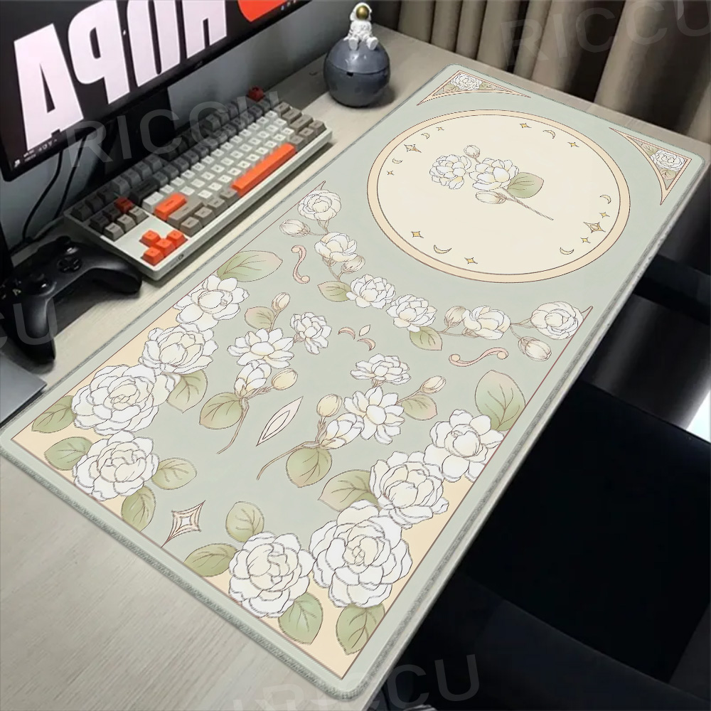 Gaming Green Plant Flower Aest - огляд і ціна Desk Setup Pink
