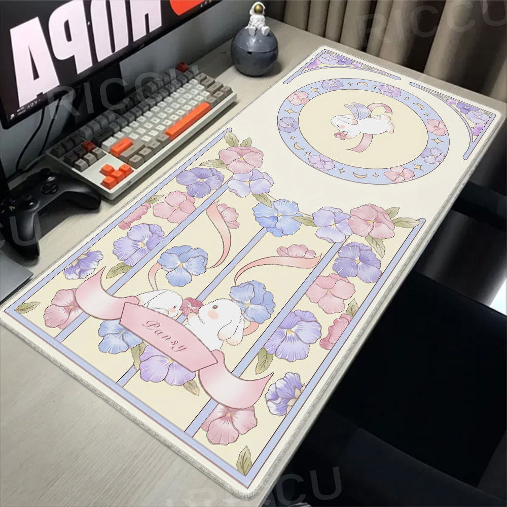 Gaming Green Plant Flower Aest - огляд і ціна Desk Setup Pink
